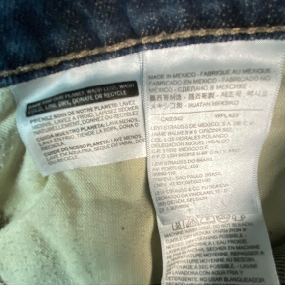 Levi’s Men 511 Medium Wash Denim Straight Leg Jeans Black Tag W36 L30 - Picture 15 of 16